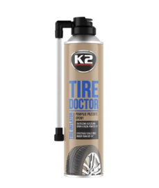 SPREJ ZA LEPLJENJE GUMA K2 TIRE DOCTOR 500ML – BRZA POMOC ZA KRPLJENJE GUMA B311
